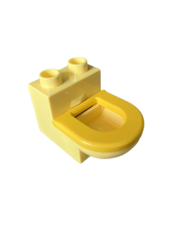 Lego® Duplo® záchod sv. žlutý